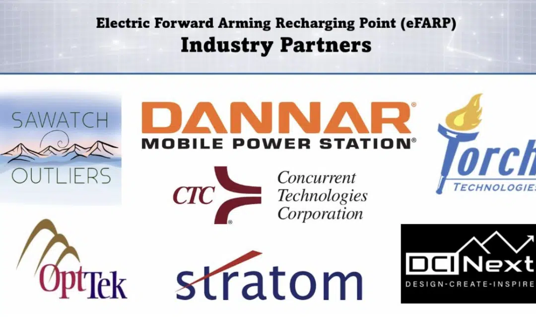 Demonstration for eFARP (Electric Forward Arming Recharging Point)